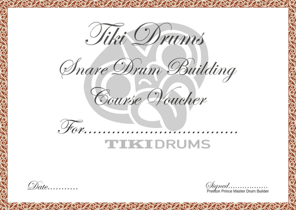 Snare Drum Building course voucher